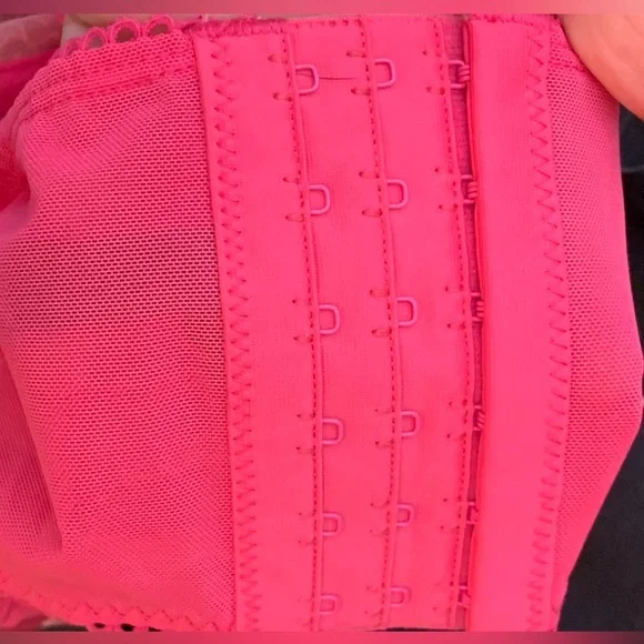 Torrid Pink Underwire Bra with Lace Detailing - Picture 5 of 9